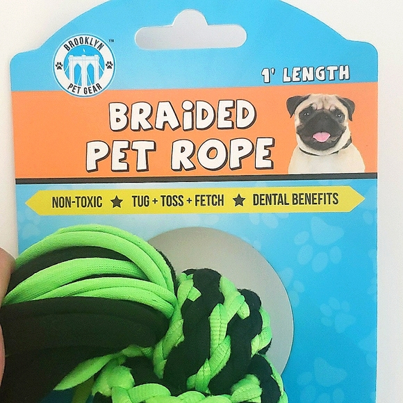 Braided pet chew rope toy - Picture 3 of 4